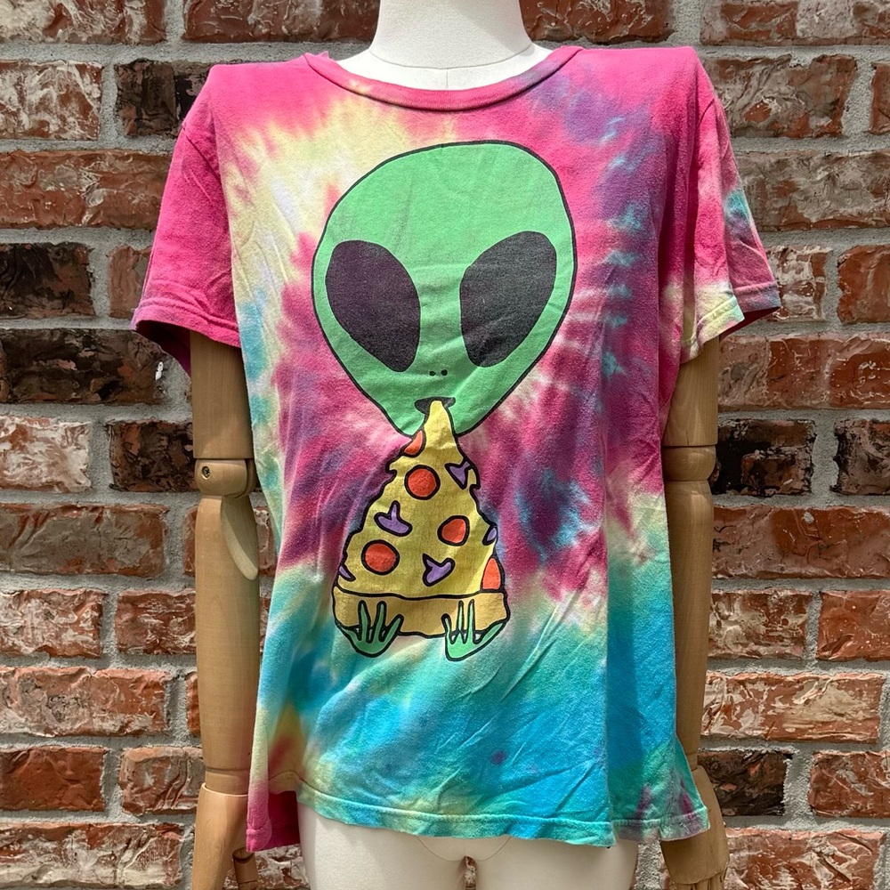 JV by Jac Vanek tie dyed retro alien t shirt / S / Excellent condition